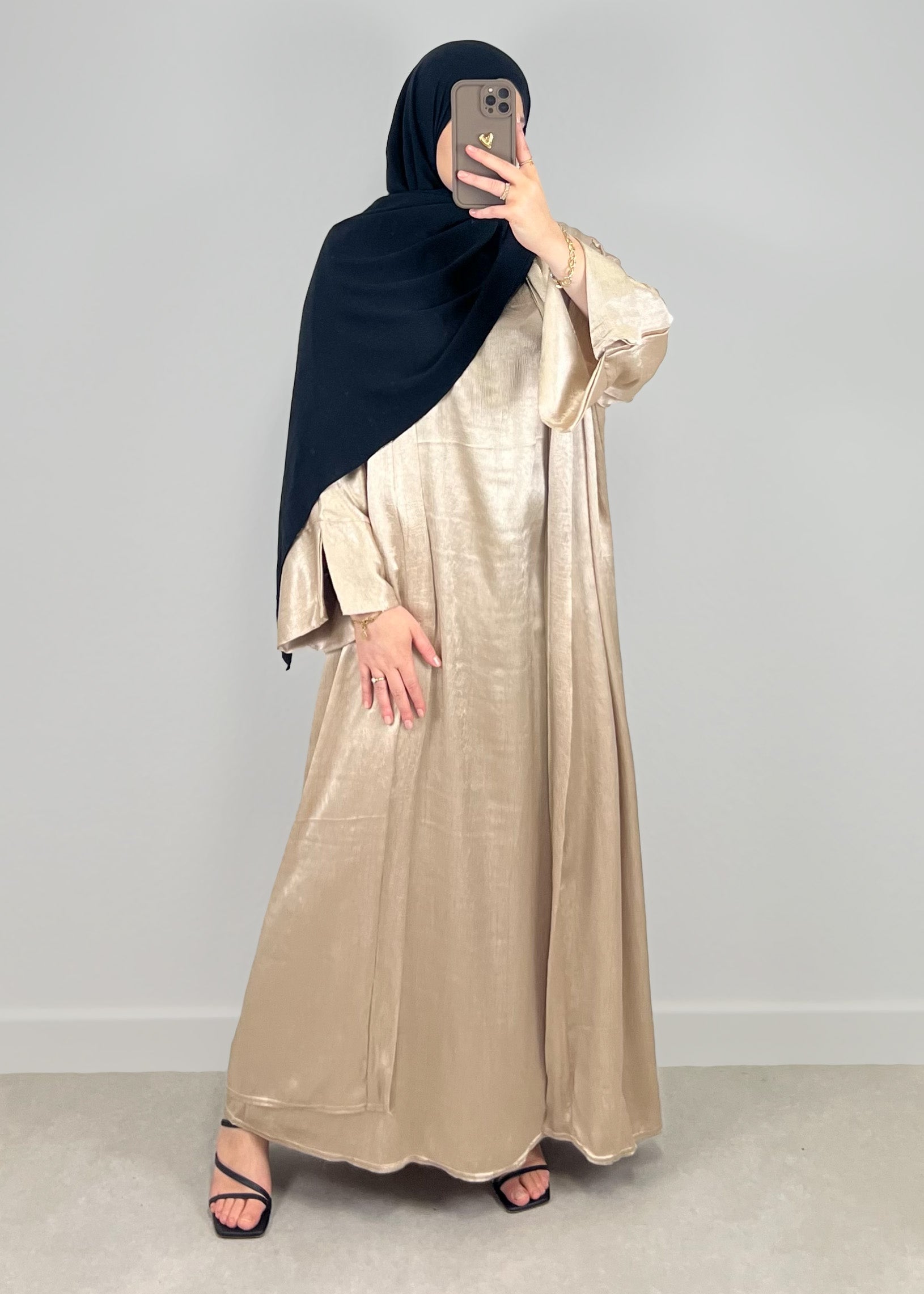 Zweiteiliges Abay Set Beige