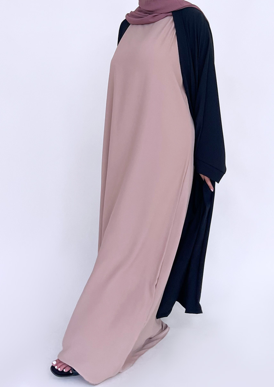 Ärmelloses Unterkleid Adila Beige