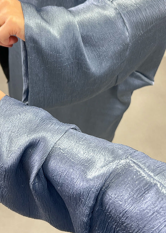 Schimmernde Abaya Blau