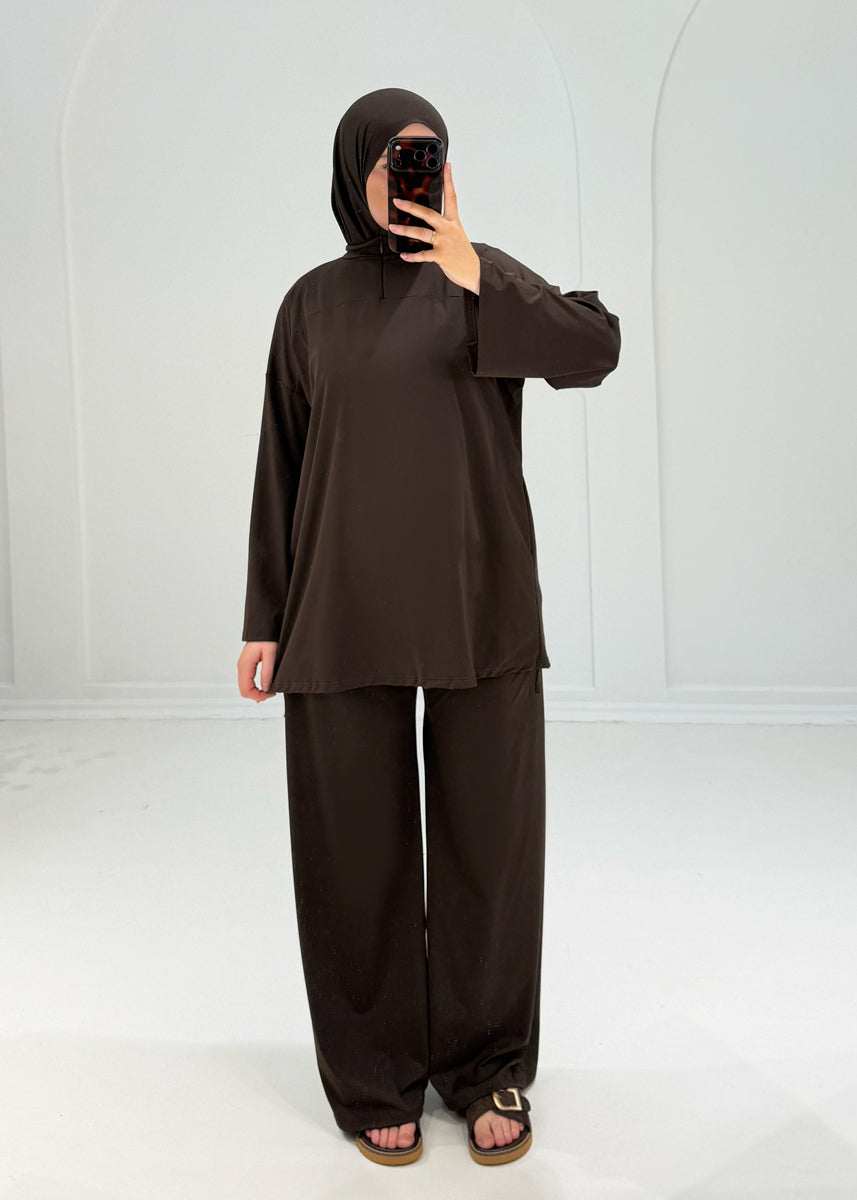 Burkini mit Zipper-Verschluss
