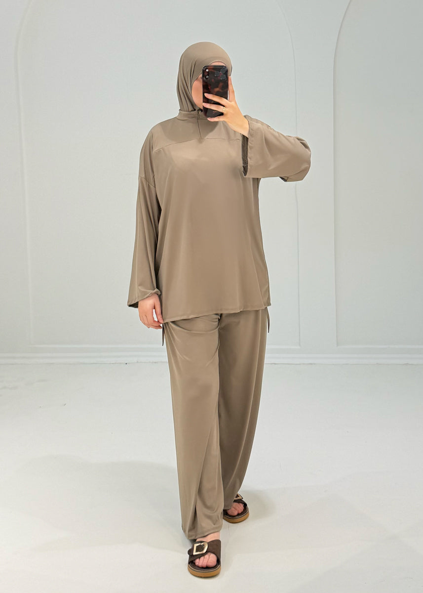 Burkini mit Zipper-Verschluss